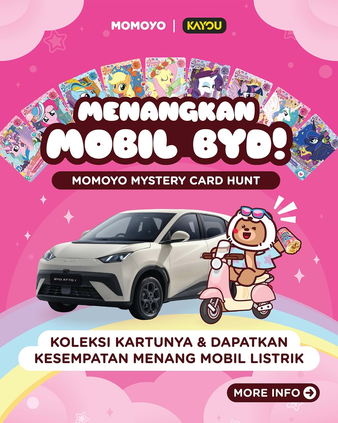 Undian Momoyo x Kayou Grand Prize Mobil Listrik BYD ATTO 1