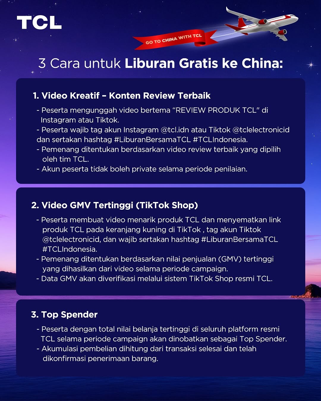 cara ikut promo tcl 2025