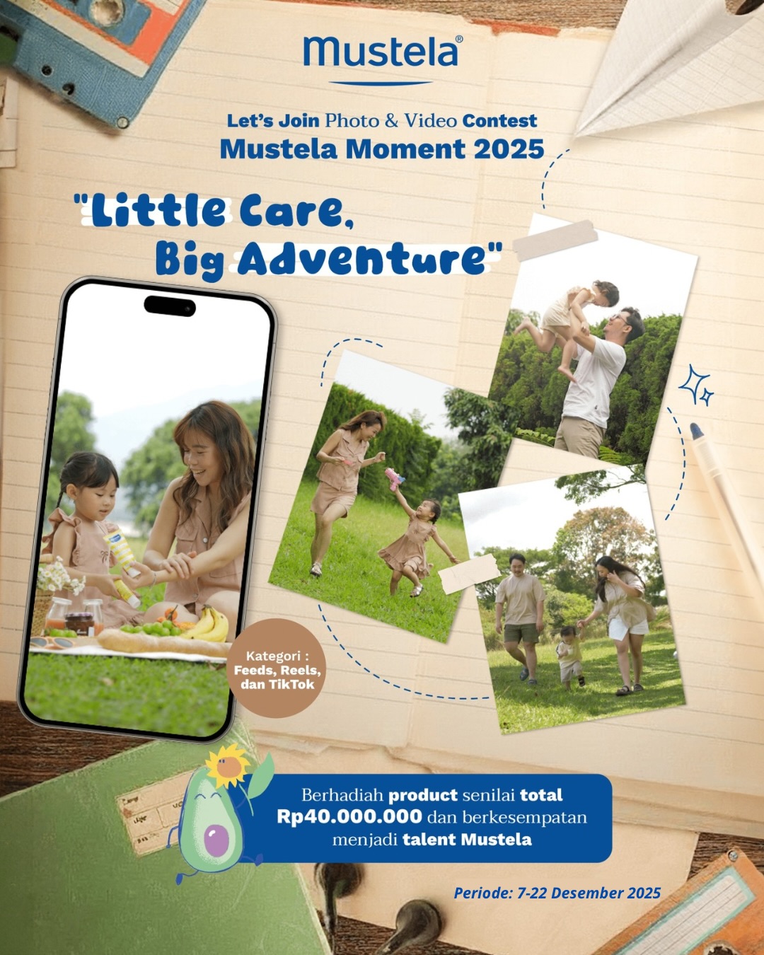 Challenge Mustela Moment 2025 Berhadiah Produk Total 40 Juta
