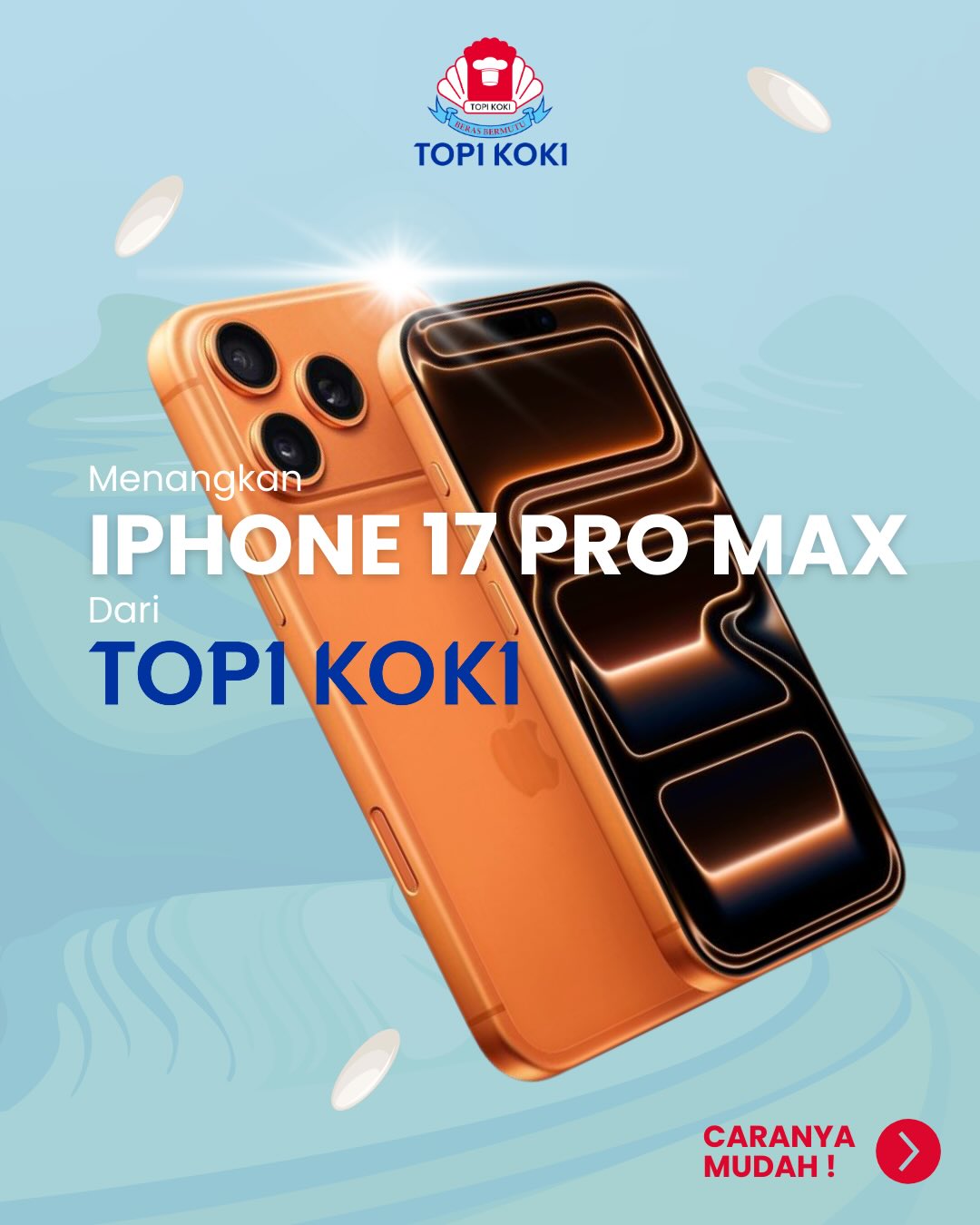 Giveaway Ricesolution 2026 Berhadiah iPhone 17 PRO MAX