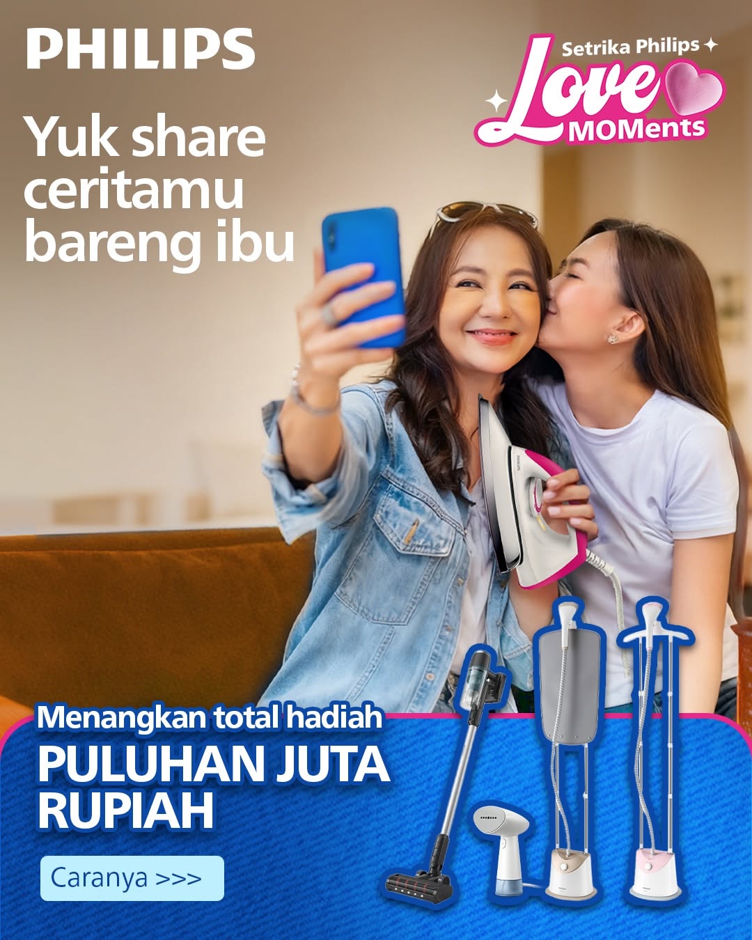 Lomba Foto Setrika Philips Love Moments Hadiah Puluhan Juta
