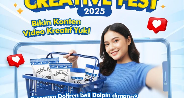 Lomba Konten Dolpin Creative Fest 2025 Berhadiah Jutaan Rupiah
