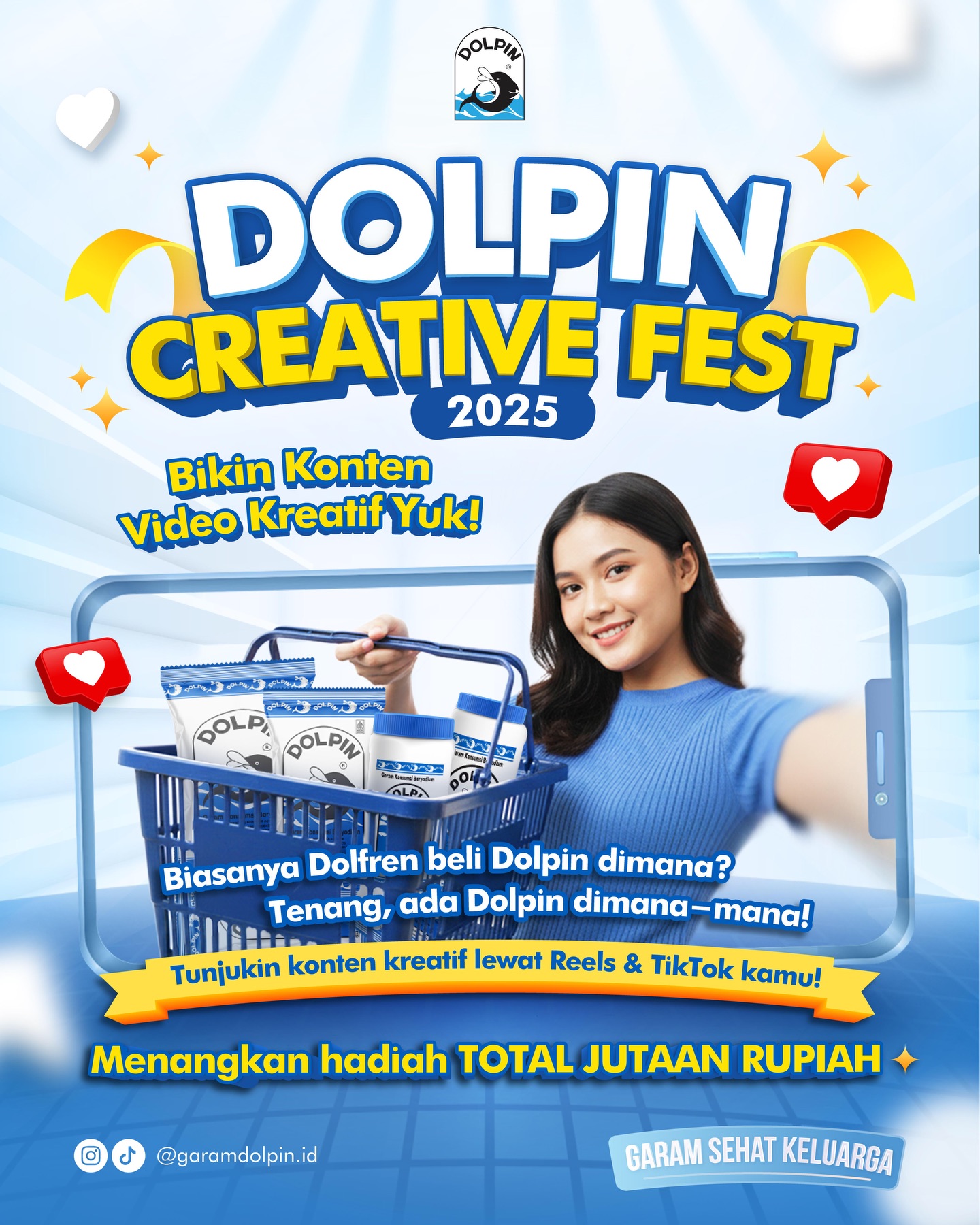 Lomba Konten Dolpin Creative Fest 2025 Berhadiah Jutaan Rupiah