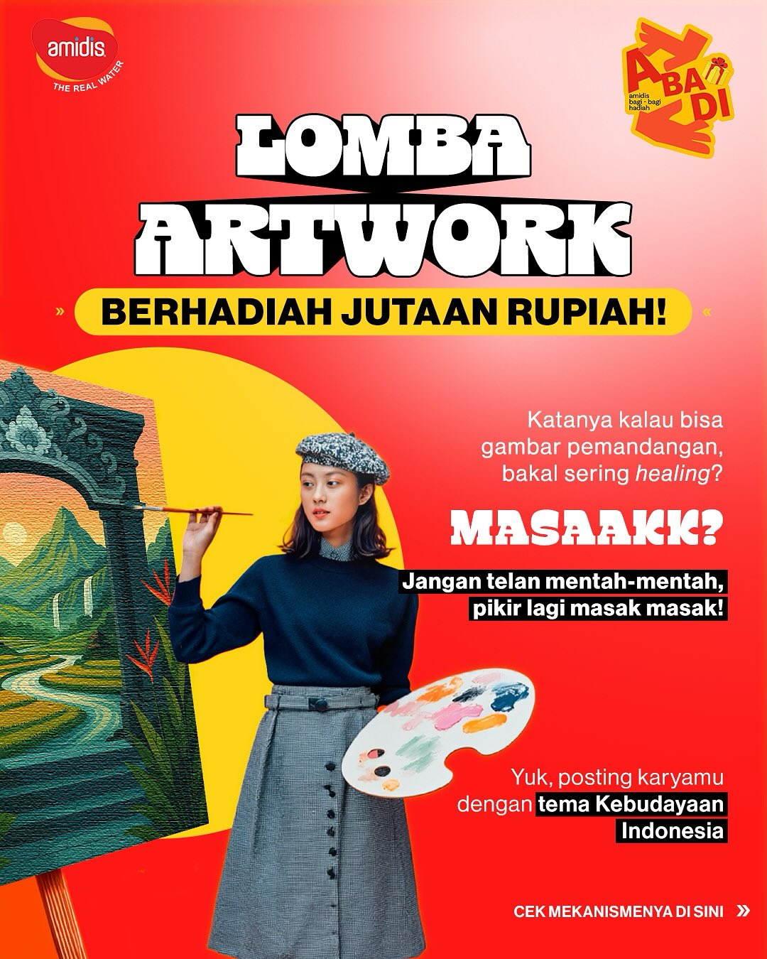Lomba Kreasi Artwork Amidis Berhadiah Total 6 Juta Rupiah