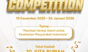 Lomba Menulis Jurnalis Manfaat Herbal Alami Total Hadiah 20 Juta