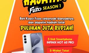 Lomba Poin Kuaci Fuzo Berhadiah 5 HP Infinix HOT 60 PRO