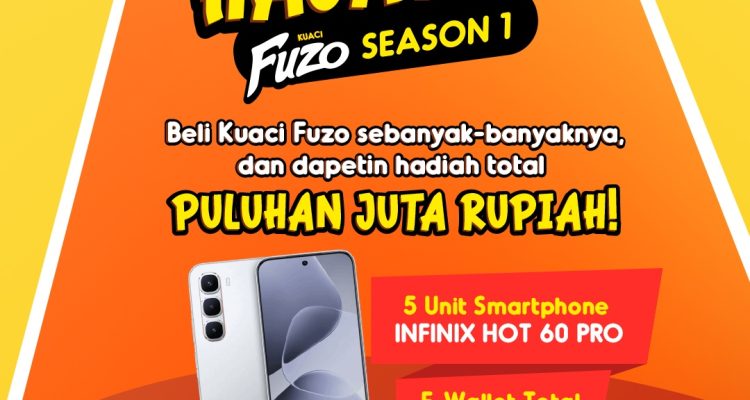 Lomba Poin Kuaci Fuzo Berhadiah 5 HP Infinix HOT 60 PRO