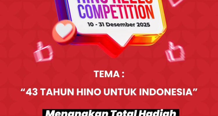 Lomba Video Reels 43 Tahun Hino Berhadiah Total 10 Juta Rupiah