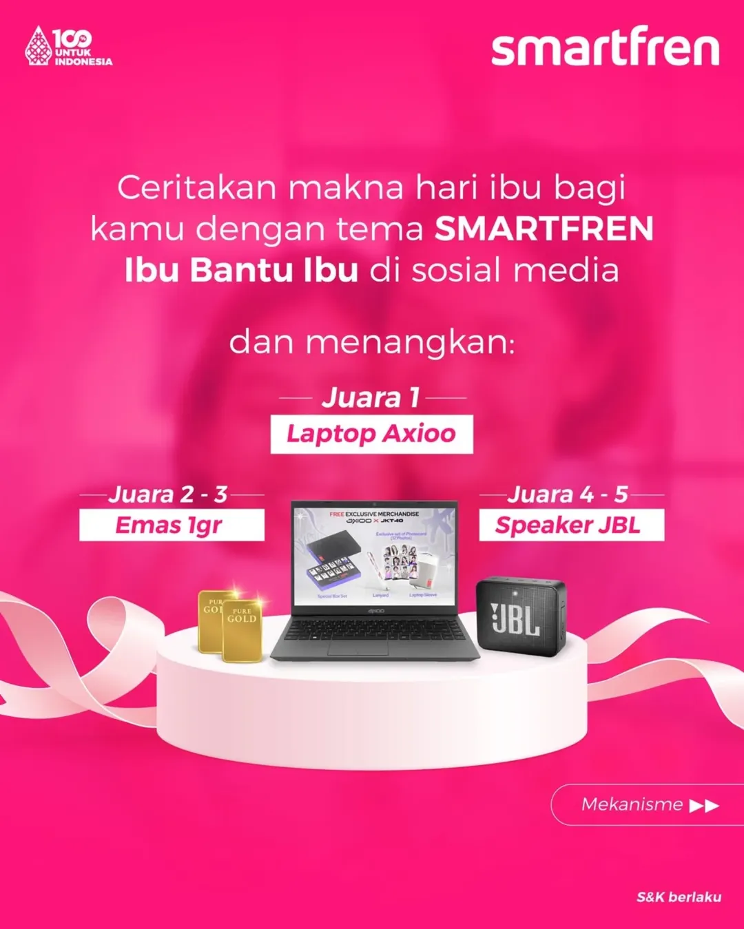 Lomba Video Smarfren Makna Hari Ibu Berhadiah Laptop Axioo