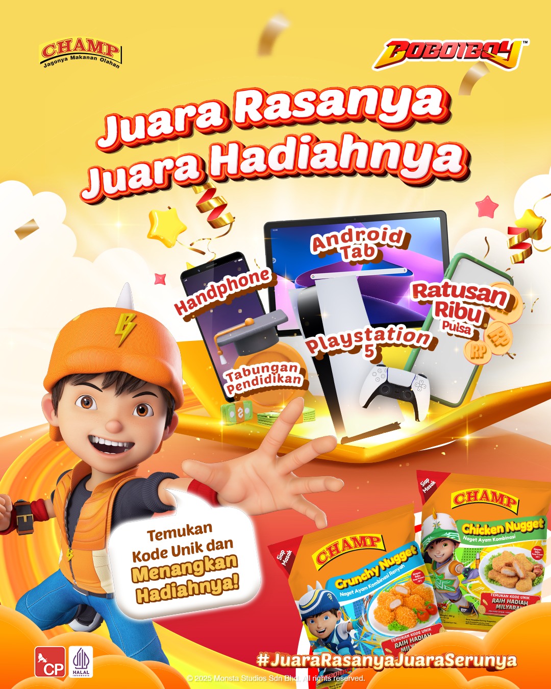 Promo Champ Boboiboy Berhadiah 