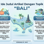 17 Ide Judul Artikel Dengan Topik "BALI" Untuk Blog Anda