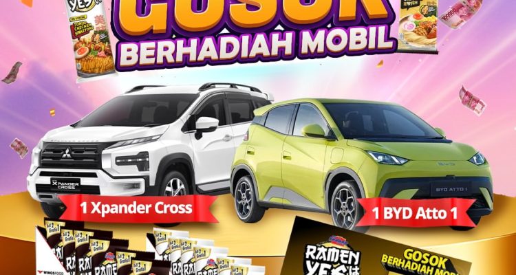 Promo Gosok Kupon Ramen Yes Berhadiah Mobil, iPhone 17, Emas dll (2)