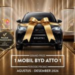 Undian Beli Emas Semar Nusantara, Banjir Rezeki Berhadiah Mobil Listrik BYD Atto1